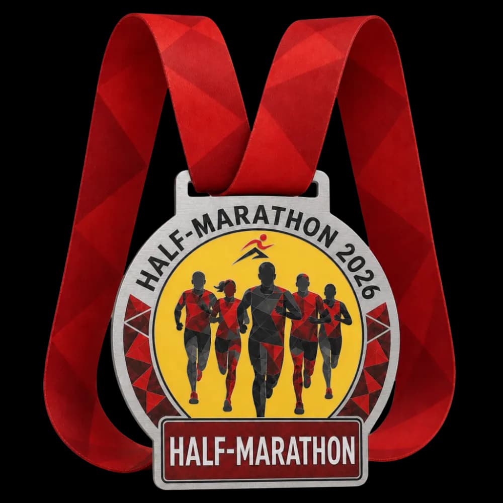 Printed steel medals
